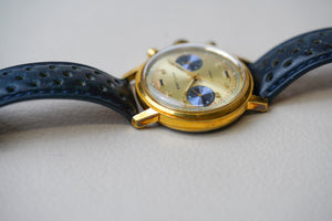 1970's Breitling Chronograph "Blue Eyed Panda" 9122
