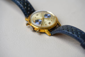 1970's Breitling Chronograph "Blue Eyed Panda" 9122
