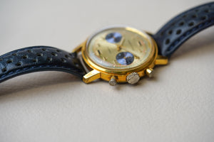1970's Breitling Chronograph "Blue Eyed Panda" 9122