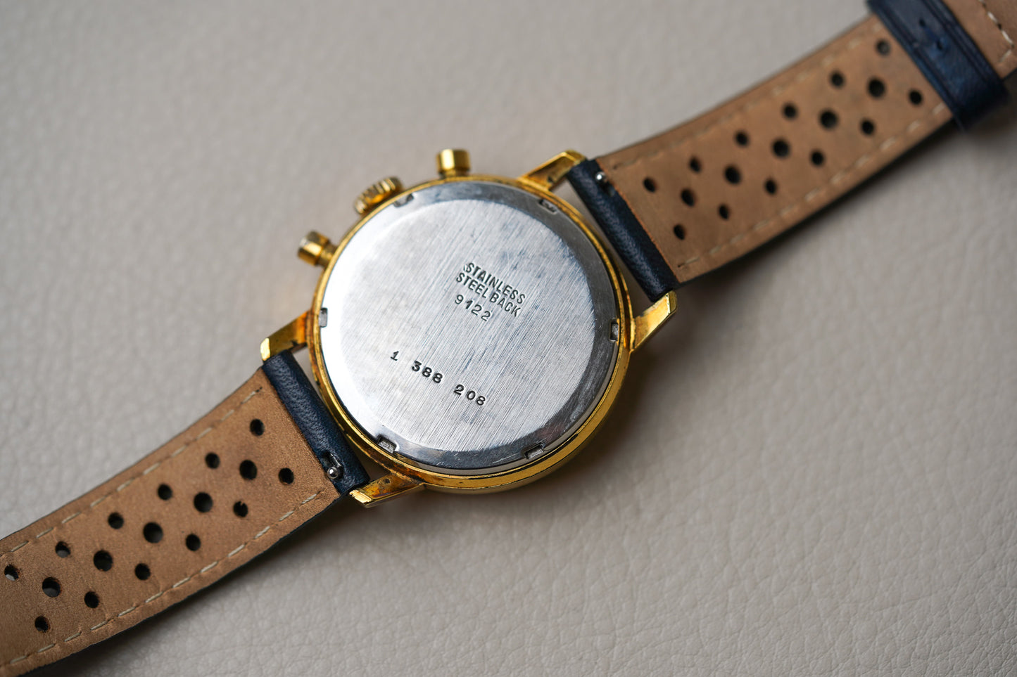 1970's Breitling Chronograph "Blue Eyed Panda" 9122