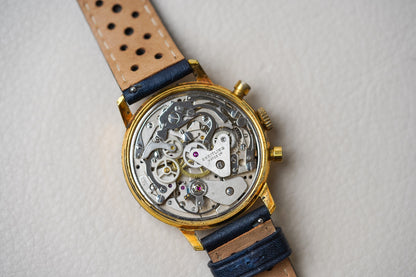 1970's Breitling Chronograph "Blue Eyed Panda" 9122