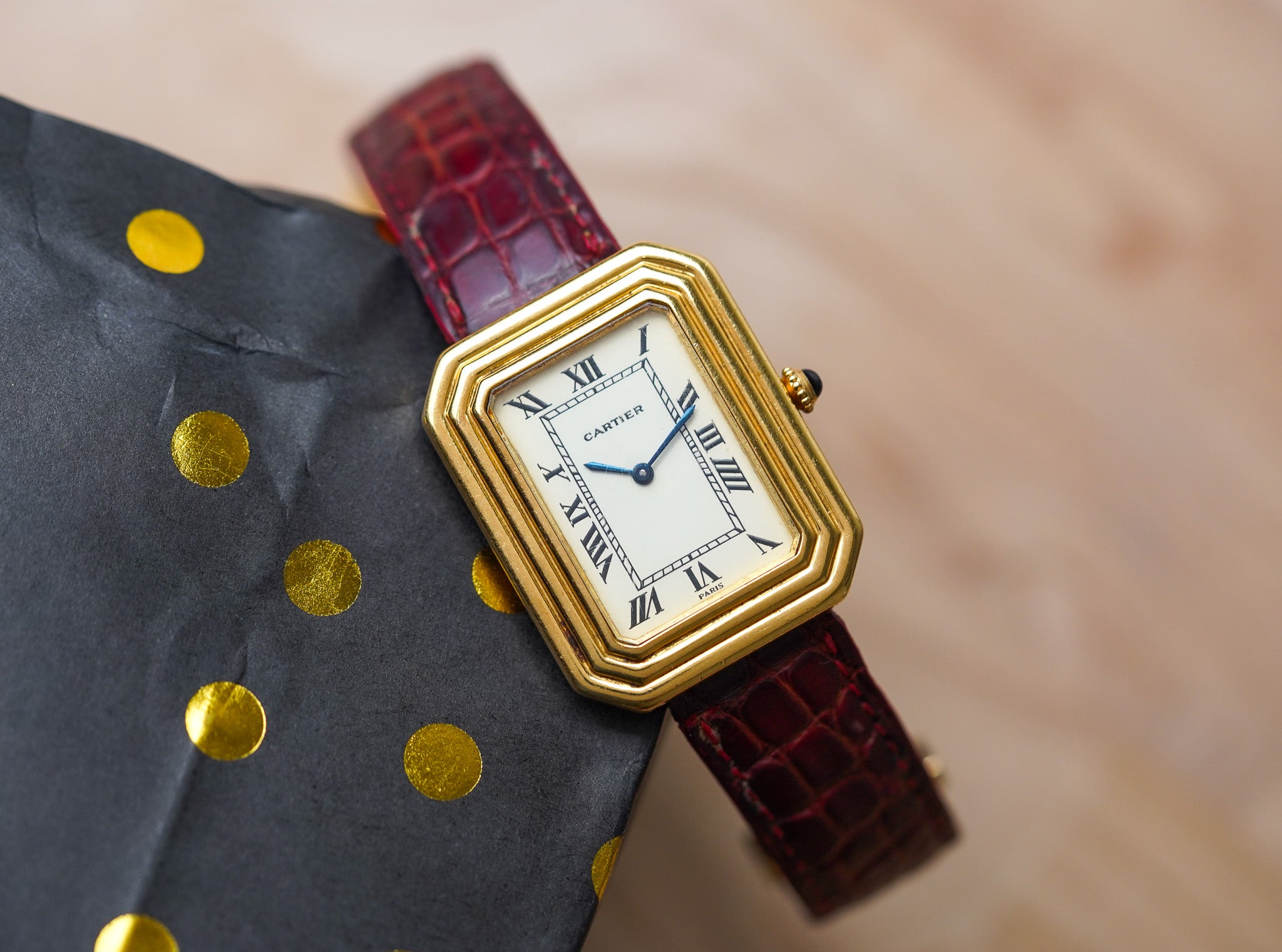 1970's Cartier Paris Cristallor 18K YG Ref. 78096 "Jumbo"