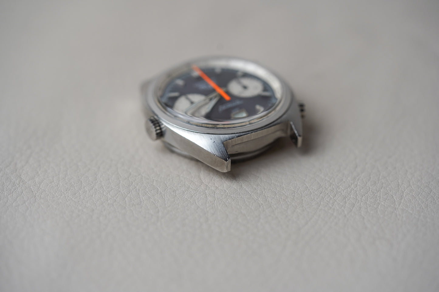 1970's Heuer Carrera 1153 Blue Dial