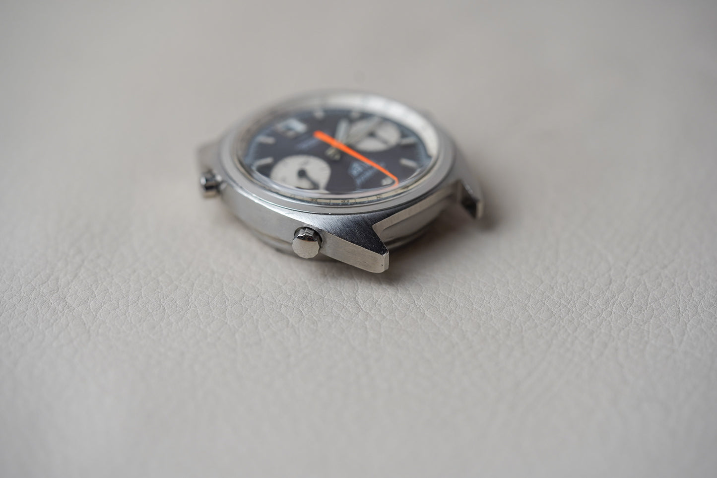 1970's Heuer Carrera 1153 Blue Dial
