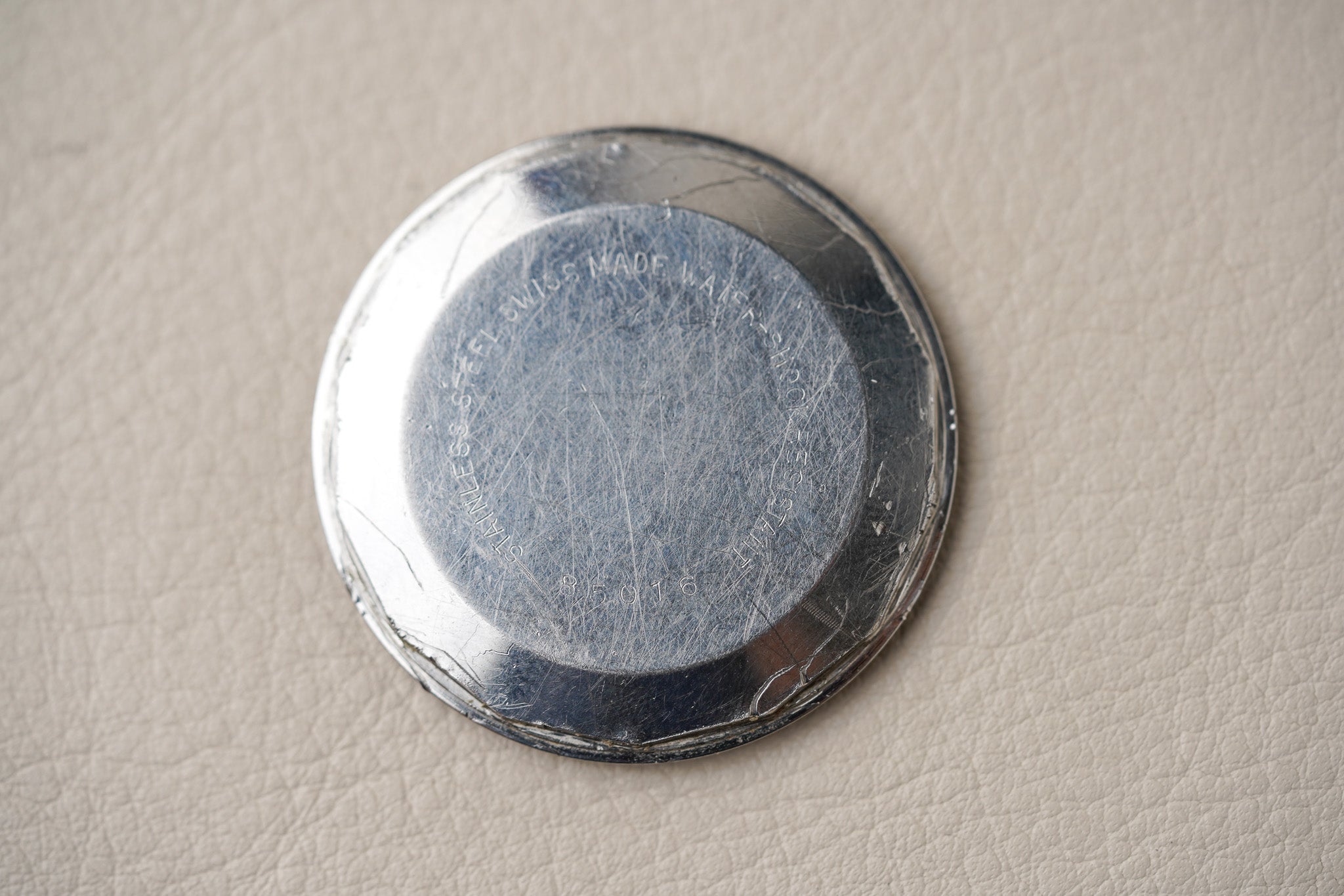 1970's Nivada Grenchen Chronograph Panda Dial