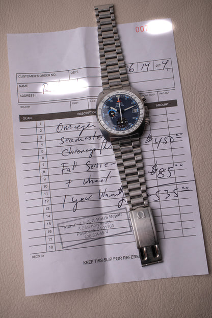 1970's Omega Seamaster Automatic Chronograph 176.007