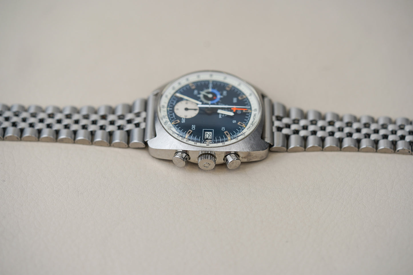 1972 Omega Seamaster Chronograph 176.007 Gloss Blue Dial