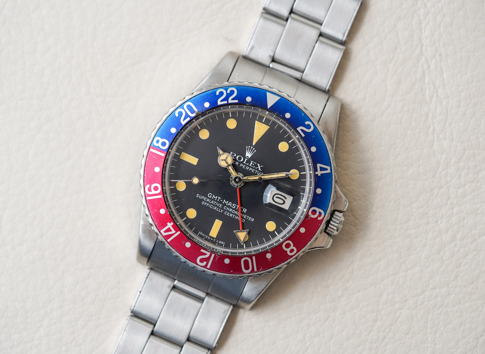 1975 Rolex GMT-Master 1675 Pepsi MK 4 Matte Dial