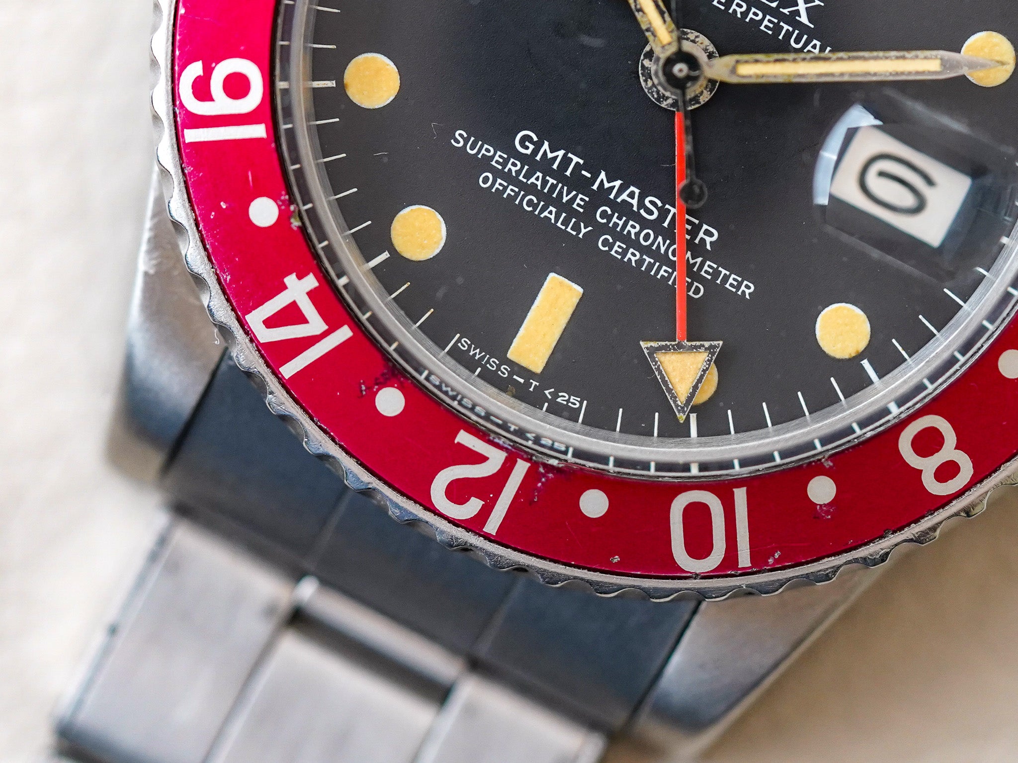 1975 Rolex GMT-Master 1675 Pepsi MK 4 Matte Dial