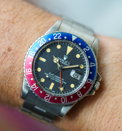 1975 Rolex GMT-Master 1675 Pepsi MK 4 Matte Dial