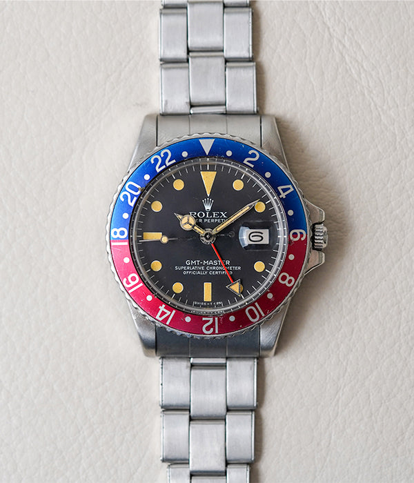 1975 Rolex GMT-Master 1675 Pepsi MK 4 Matte Dial