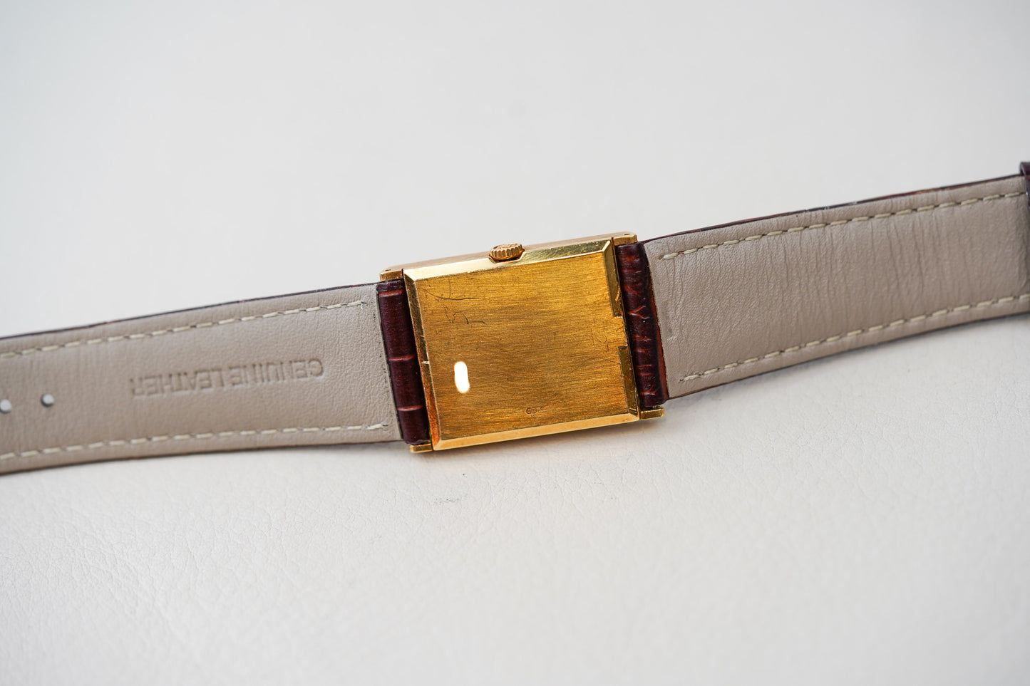1976 Rolex Cellini 4127 18k Yellow Gold Burl Wood Dial