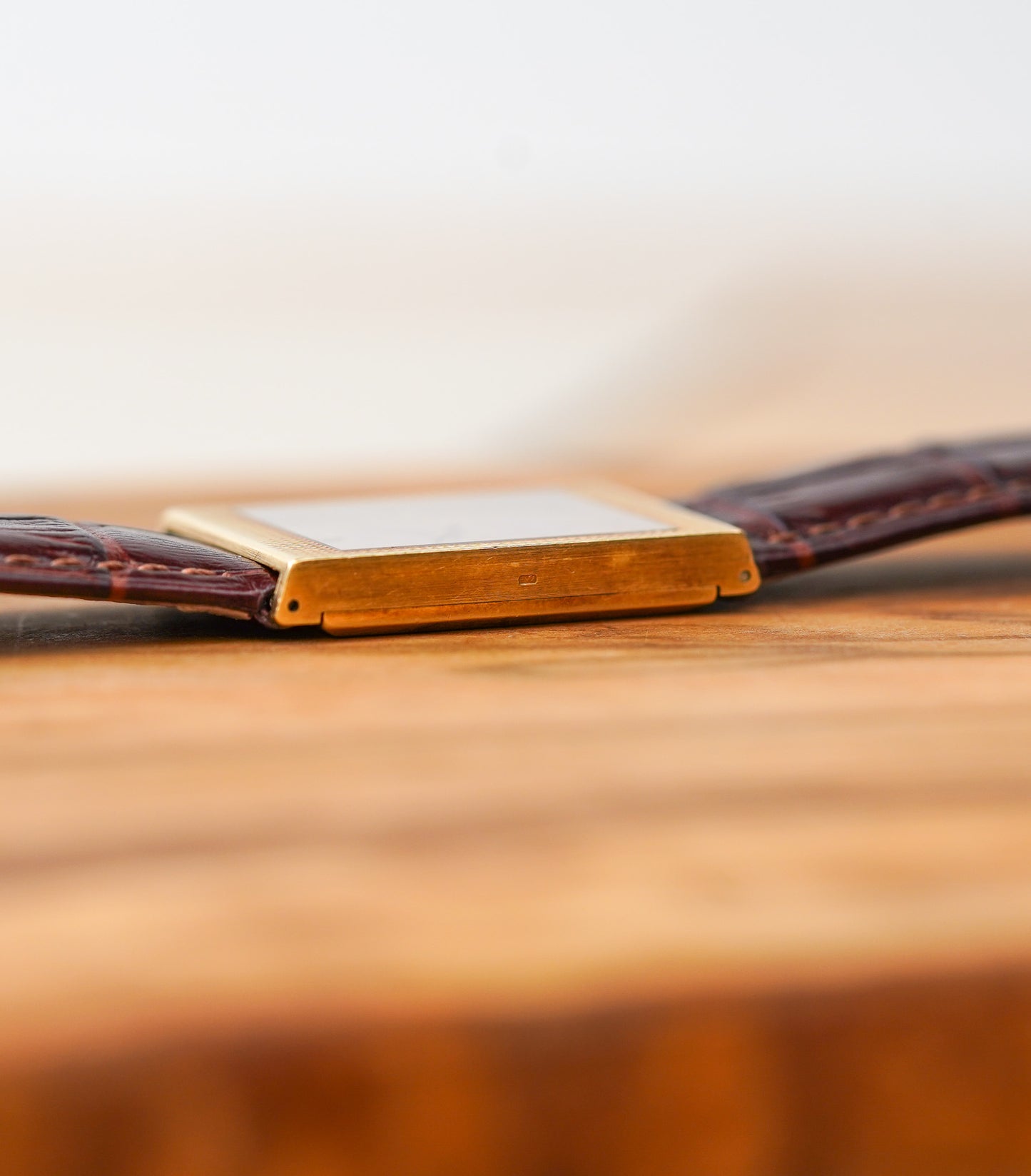 1976 Rolex Cellini 4127 18k Yellow Gold Burl Wood Dial