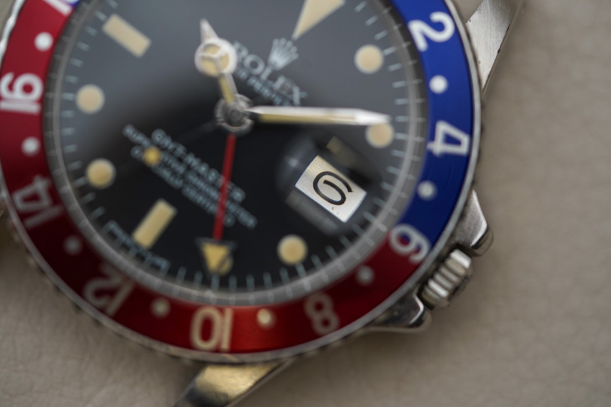 1978 Rolex GMT-Master 1675 Pepsi Matte Dial