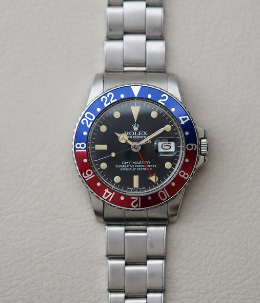 1978 Rolex GMT-Master 1675 Pepsi Matte Dial