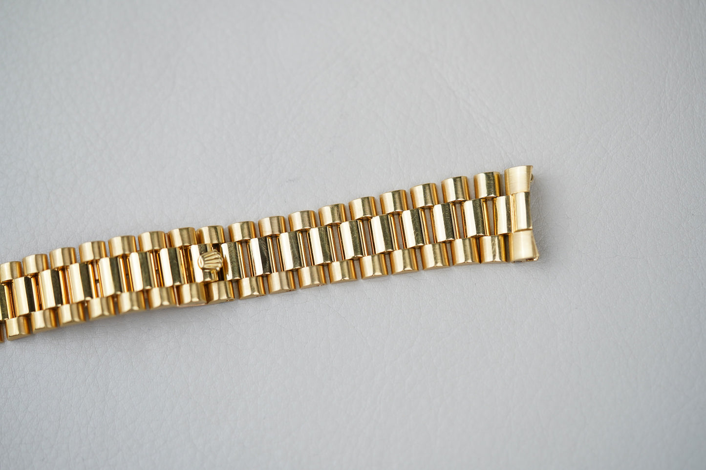 1981 Rolex Day-Date 18038 Champagne Lemon Baguette Diamond Dial