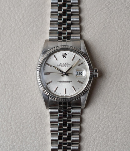 1984 Rolex Datejust 16014 Silver Dial