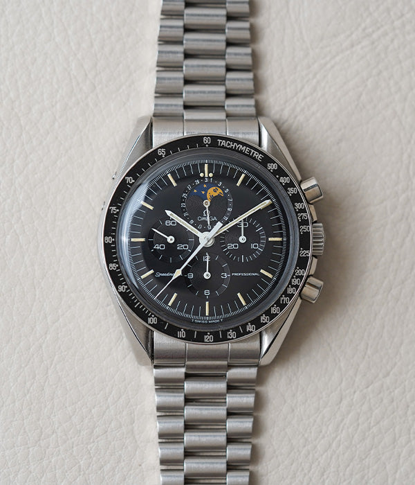 1985 Omega Speedymoon 'Smiley Moon' 345.0809 Speedmaster