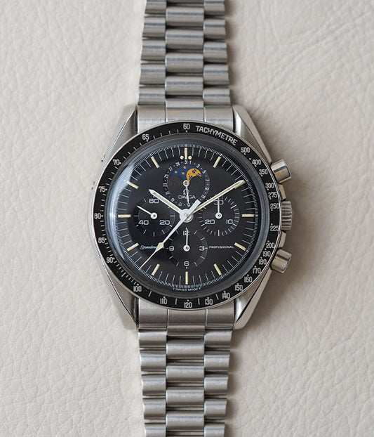 1985 Omega Speedymoon 'Smiley Moon' 345.0809 Speedmaster