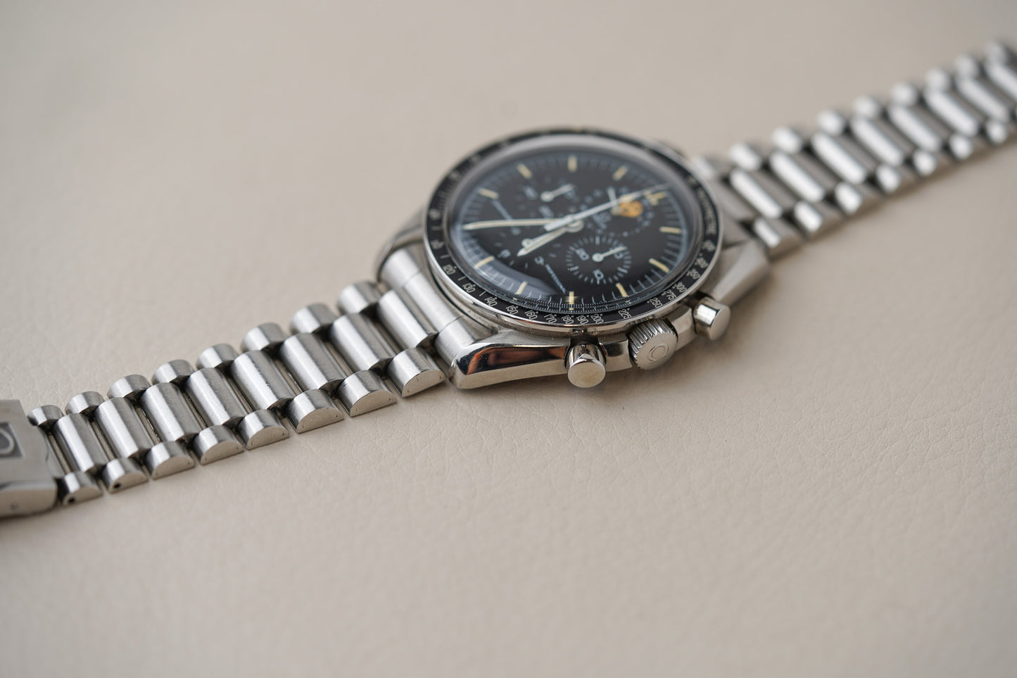 1985 Omega Speedymoon 'Smiley Moon' 345.0809 Speedmaster