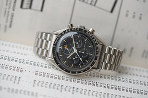 1985 Omega Speedymoon 'Smiley Moon' 345.0809 Speedmaster