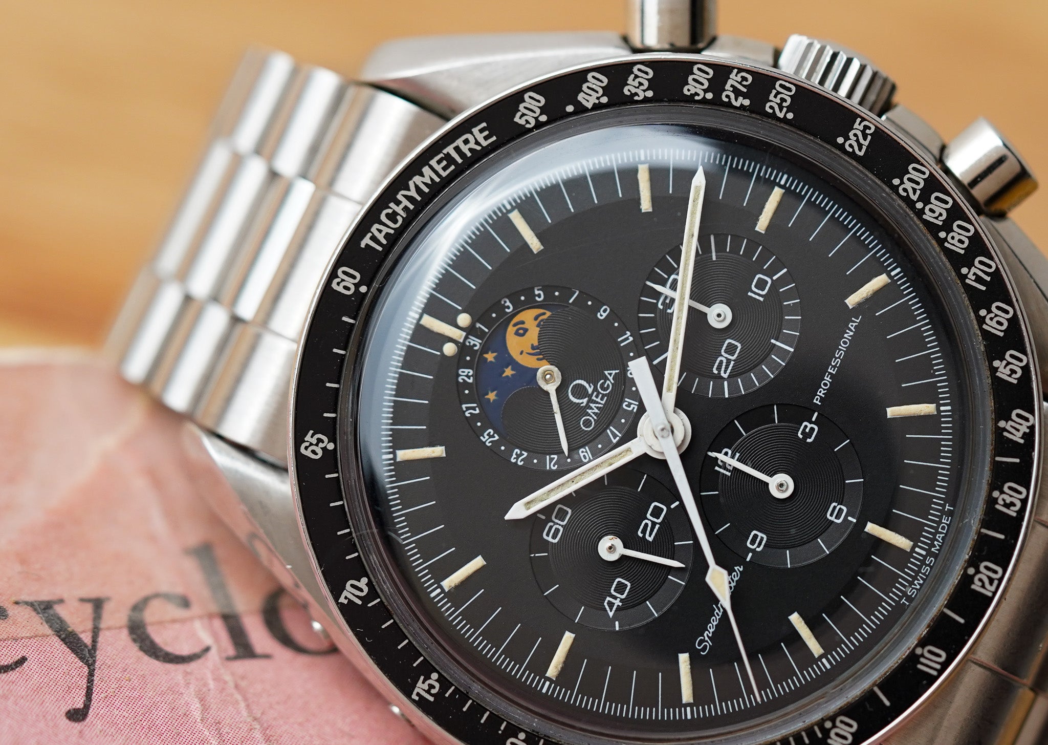 1985 Omega Speedymoon 'Smiley Moon' 345.0809 Speedmaster