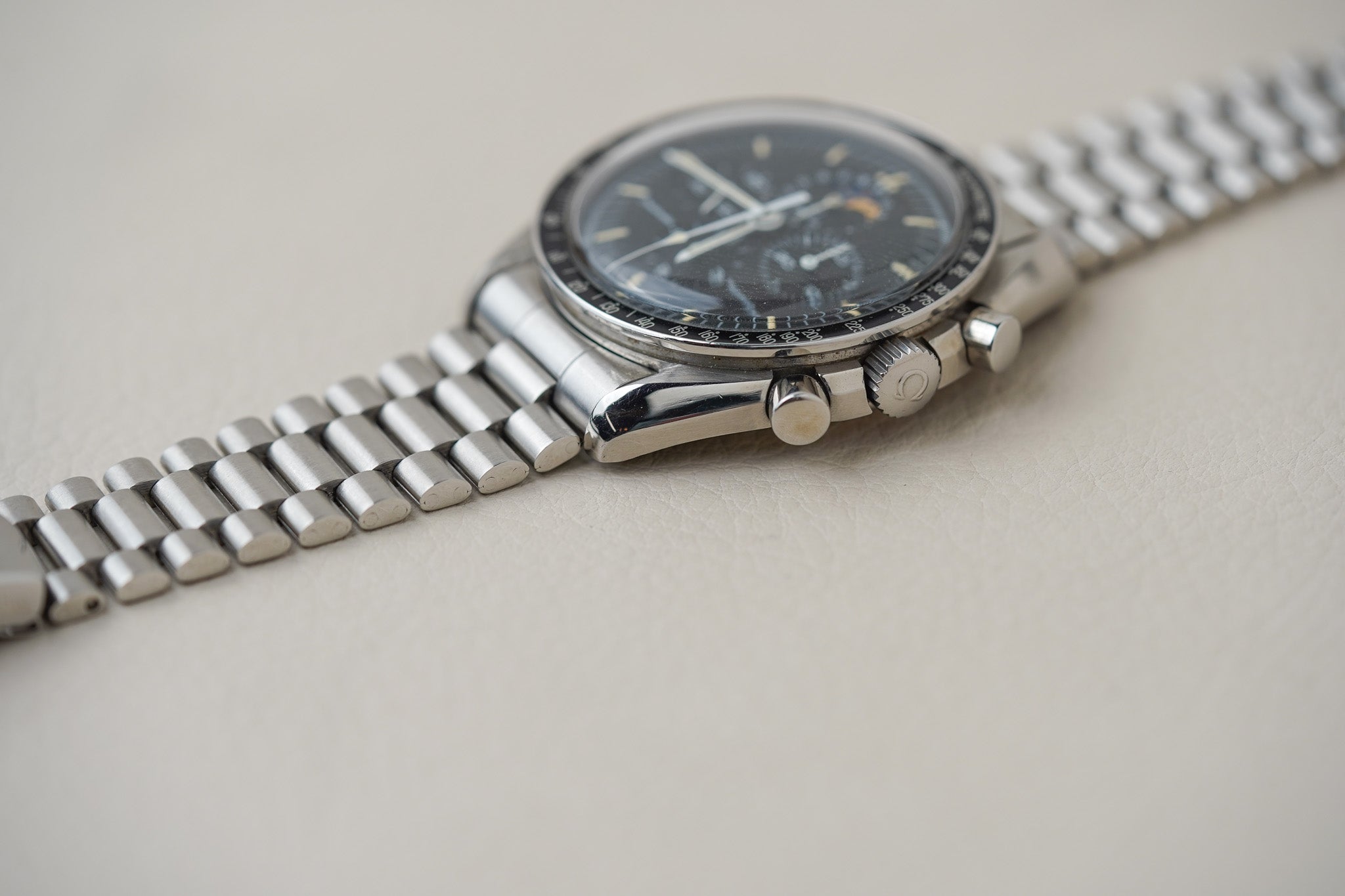 1985 Omega Speedymoon 'Smiley Moon' 345.0809 Speedmaster