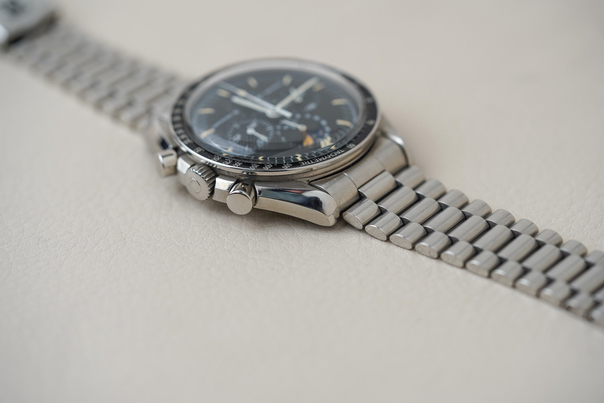 1985 Omega Speedymoon 'Smiley Moon' 345.0809 Speedmaster