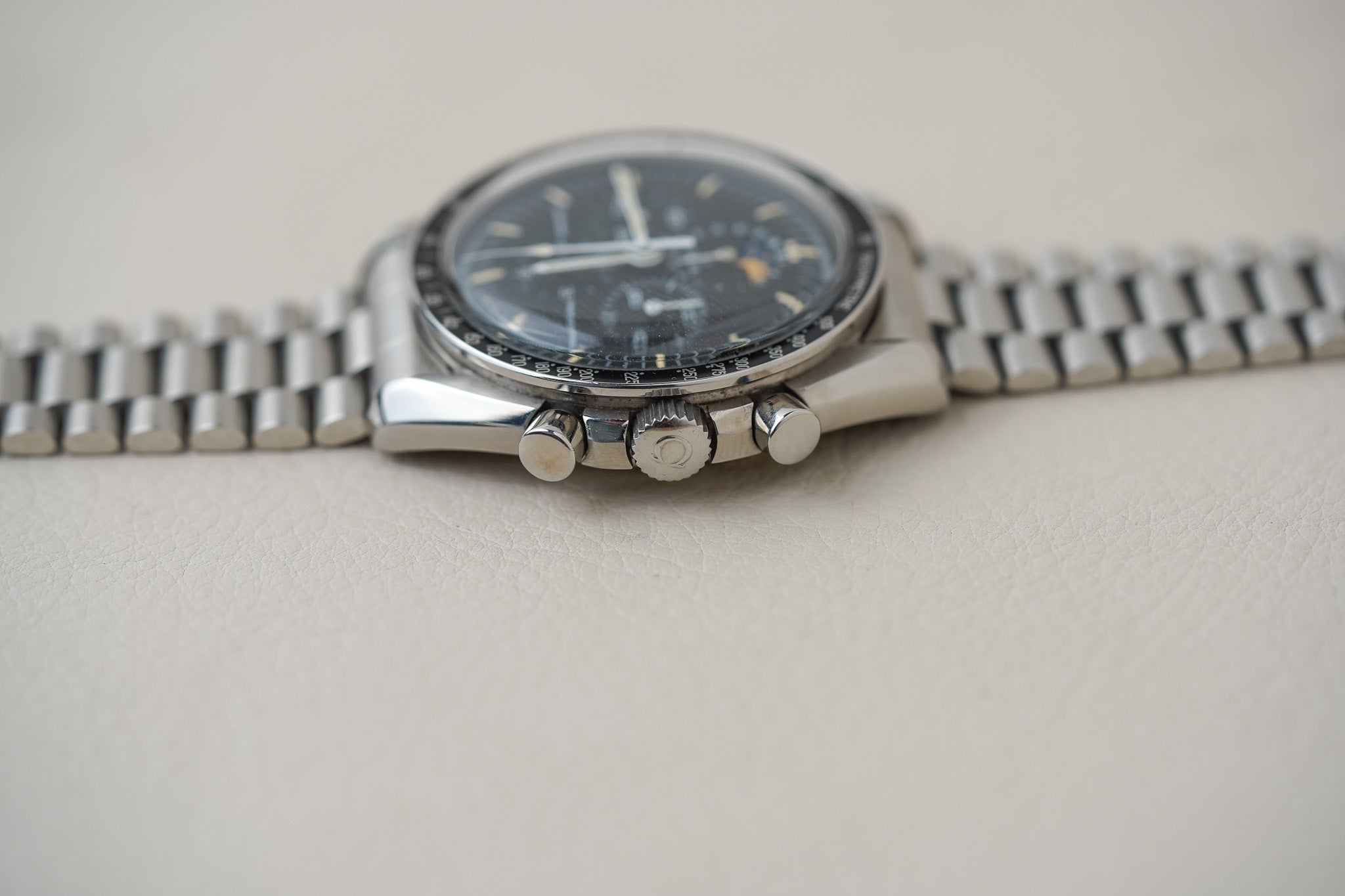 1985 Omega Speedymoon 'Smiley Moon' 345.0809 Speedmaster