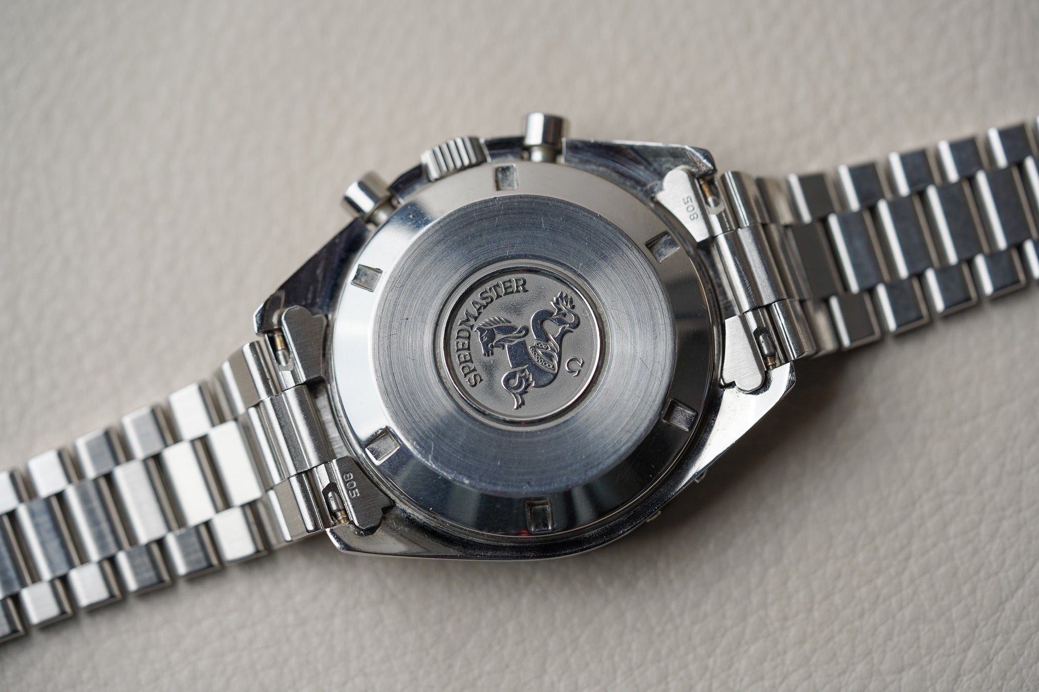 1985 Omega Speedymoon 'Smiley Moon' 345.0809 Speedmaster