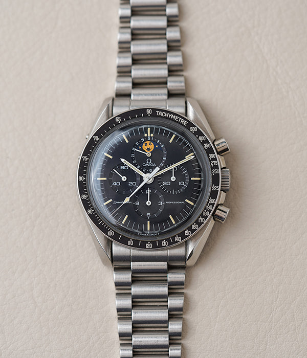 1985 Omega Speedymoon 'Smiley Moon' 345.0809 Speedmaster