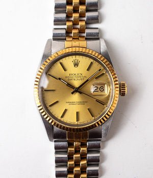 1986 Rolex Datejust 16013 Two Tone Belmont Watches