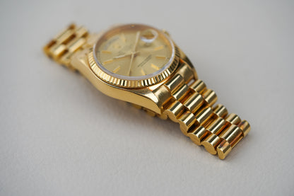 1986 Rolex Day-Date 18038 Champagne Dial