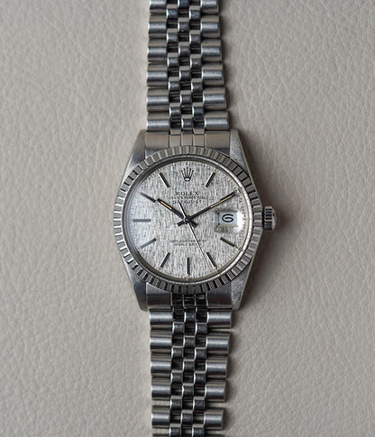 1986 Rolex Datejust 16030 Silver Linen Dial