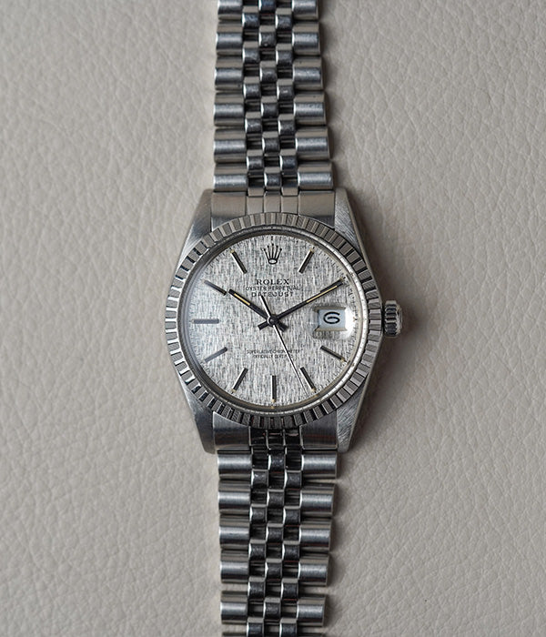 1986 Rolex Datejust 16030 Silver Linen Dial