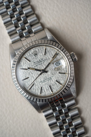 1986 Rolex Datejust 16030 Silver Linen Dial