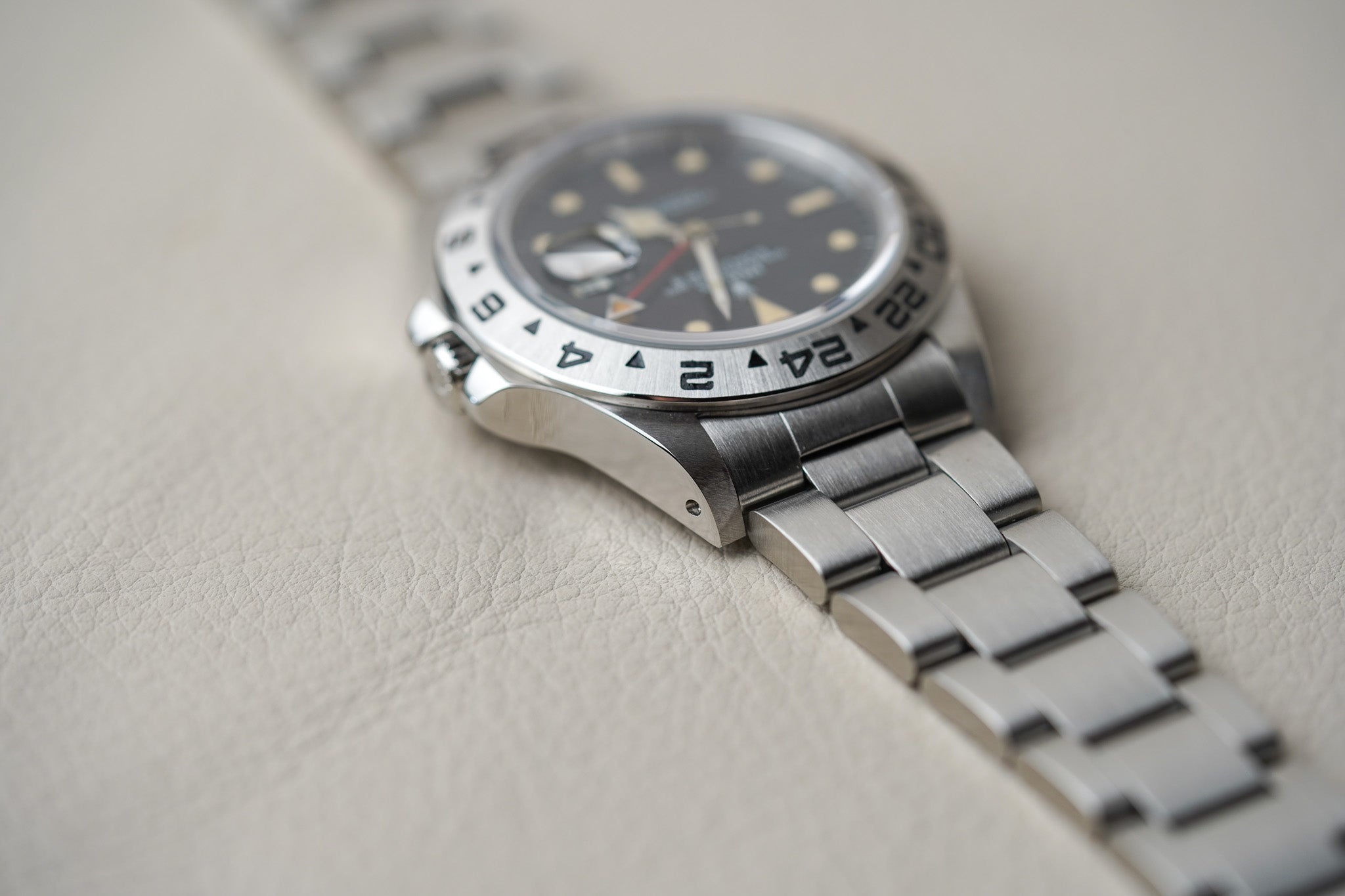ロッド Rolex 1987 Rolex Explorer II 16550 Black – Belmont Watches