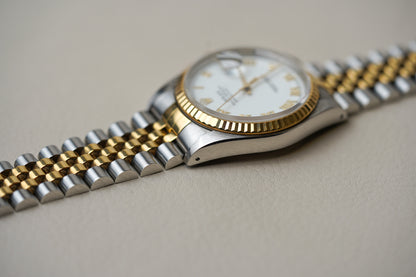 1988 Rolex Datejust 16233 White Roman Dial