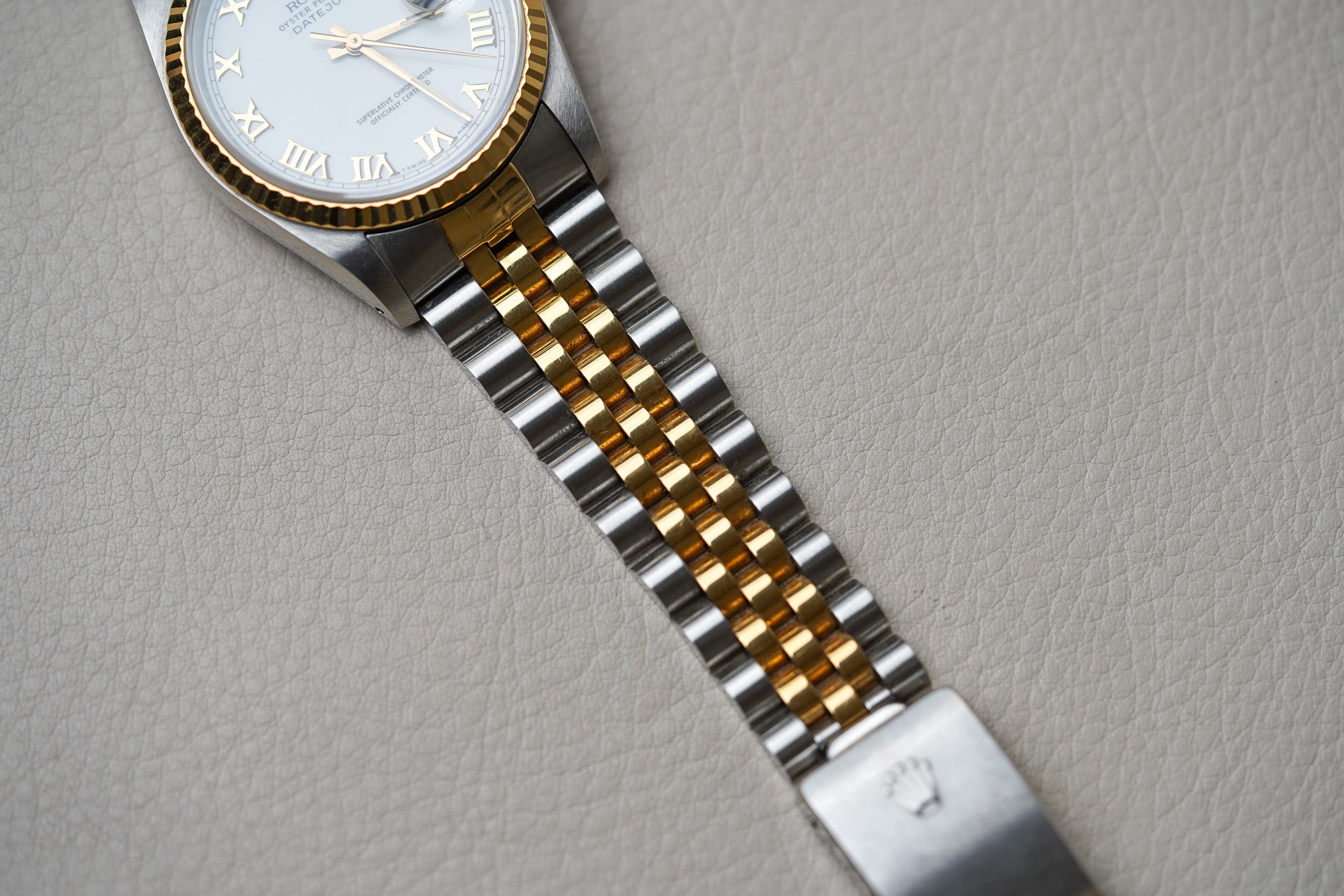 1988 Rolex Datejust 16233 White Roman Dial