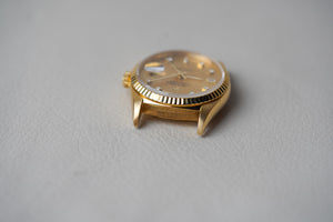 1996 Rolex Day-Date 18238 Champagne Diamond Dial