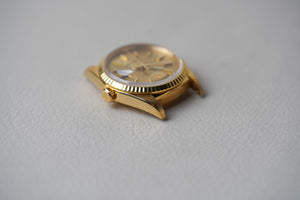 1989 Rolex Day-Date 18238 Champagne Stick Dial