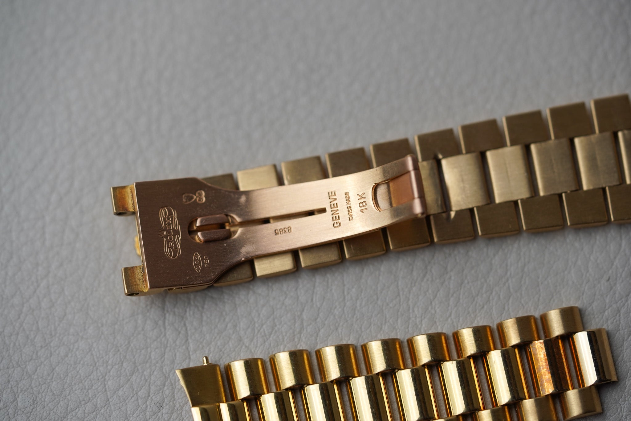 1989 Rolex Day-Date 18238 Champagne Stick Dial