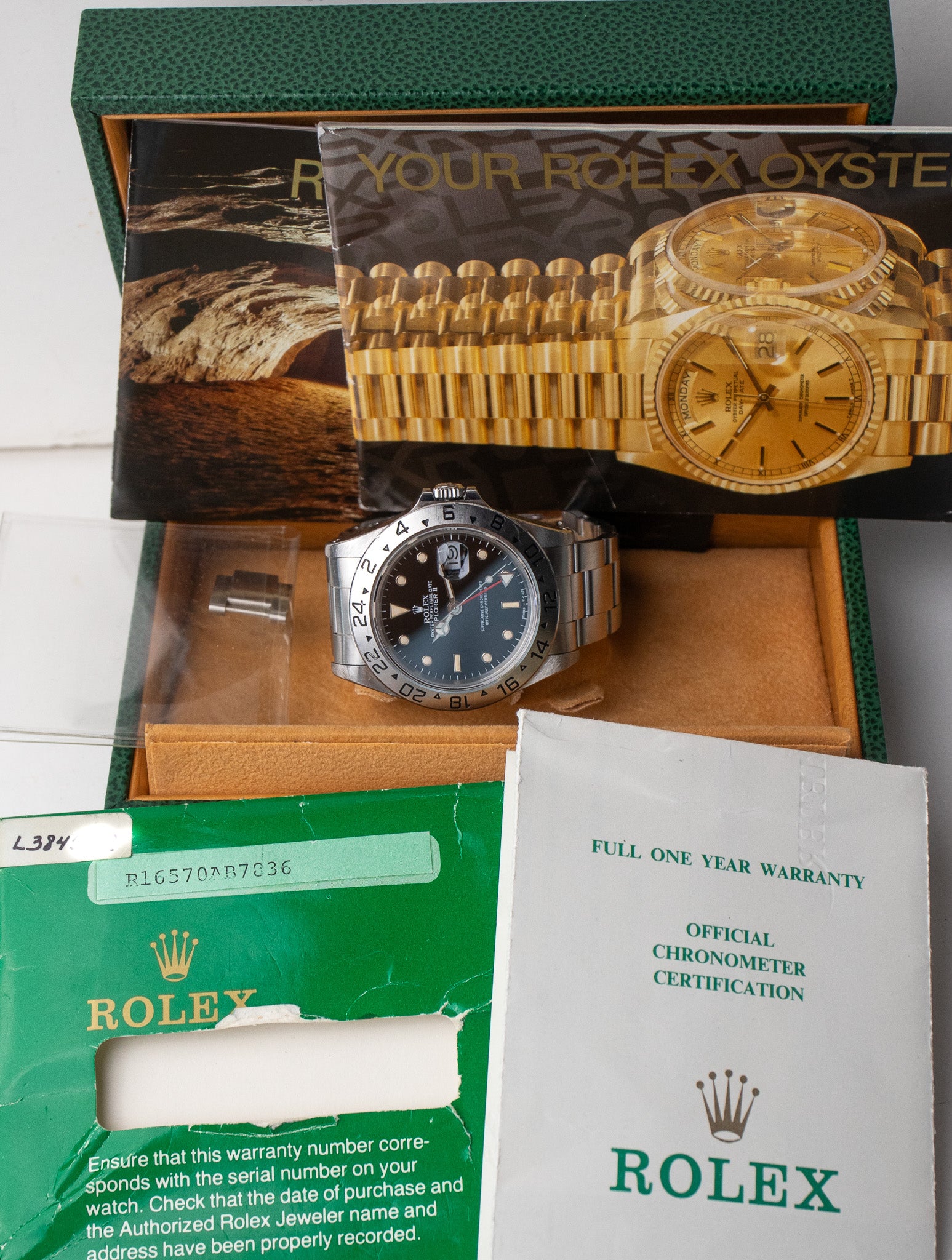 1989 Rolex Explorer II 16570 Black