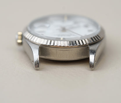1991 Rolex Datejust 16234 'Skinny' White Roman Dial