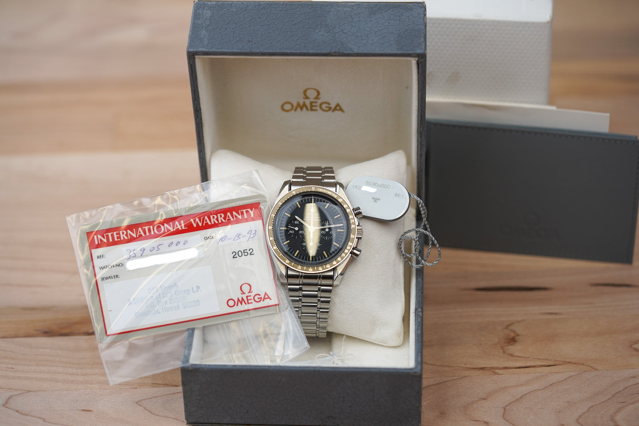 【美品】OMEGA Speedmaster Automatic 1993 Omega Speedmaster 3590.50 Moonwatch – Belmont Watches