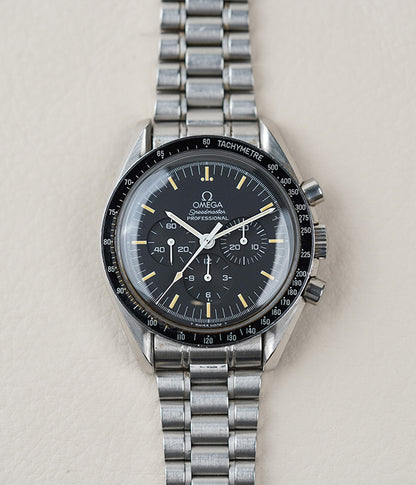 1993 Omega Speedmaster Moonwatch 3592.50 Hesalite Sandwich Apollo XI