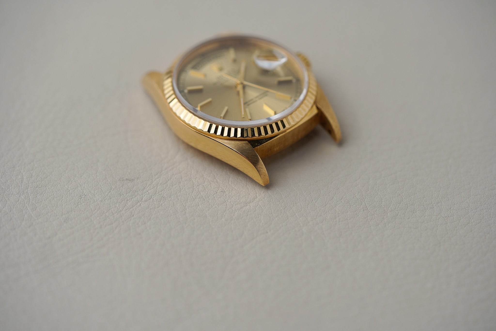 1995 Rolex Day-Date 18238 Champagne Stick Dial