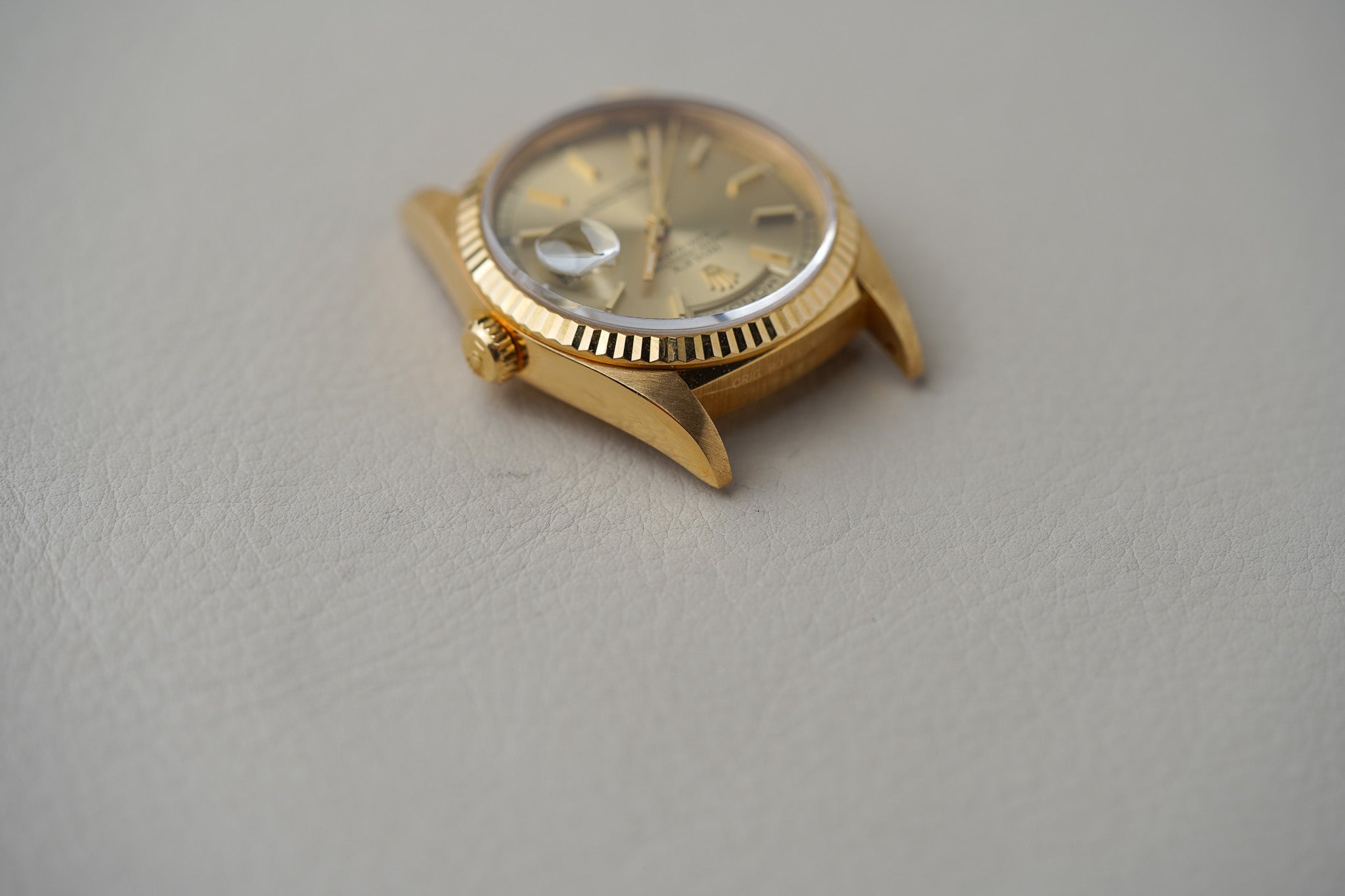 1995 Rolex Day-Date 18238 Champagne Stick Dial