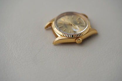 1995 Rolex Day-Date 18238 Champagne Stick Dial