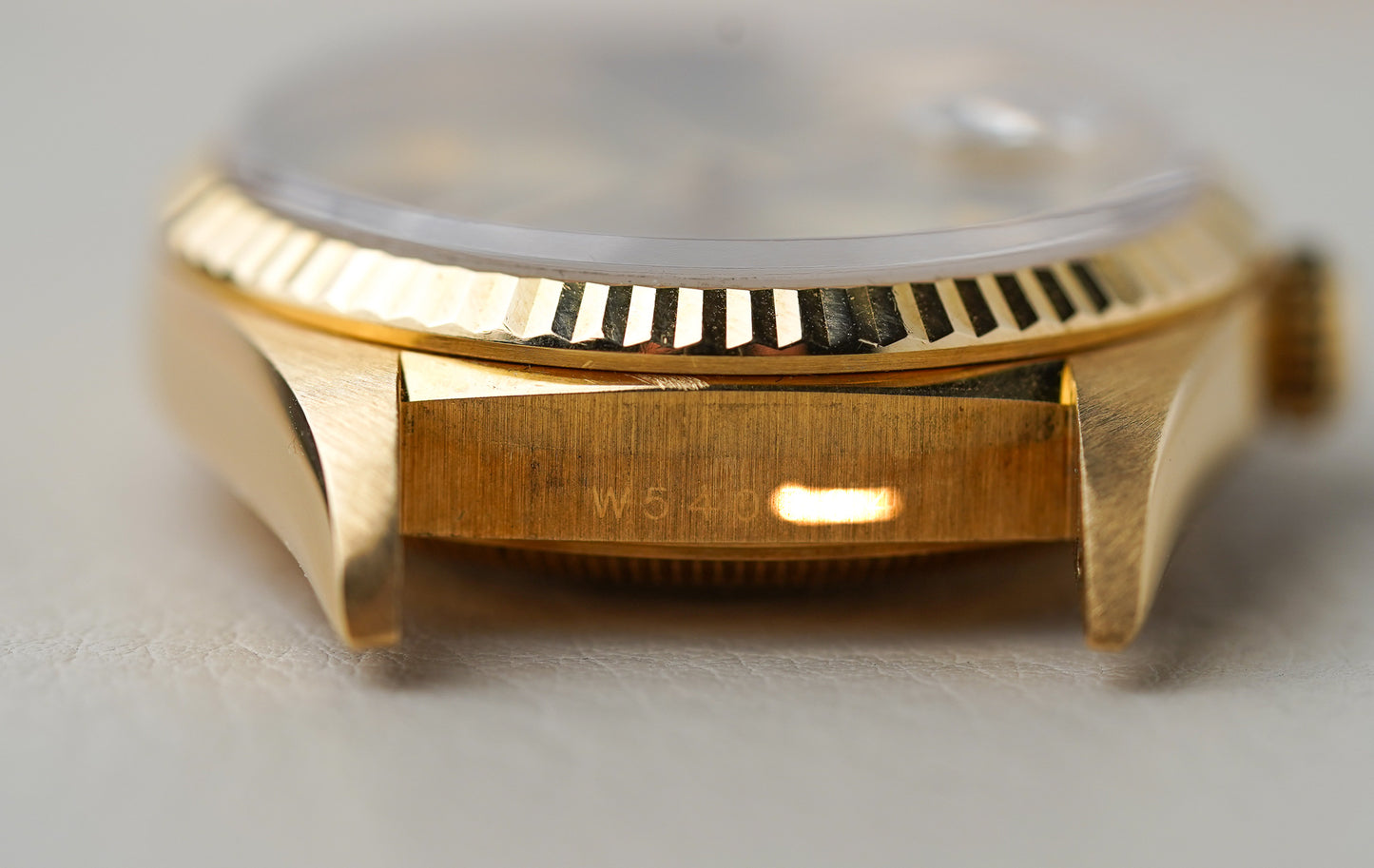 1995 Rolex Day-Date 18238 Champagne Stick Dial